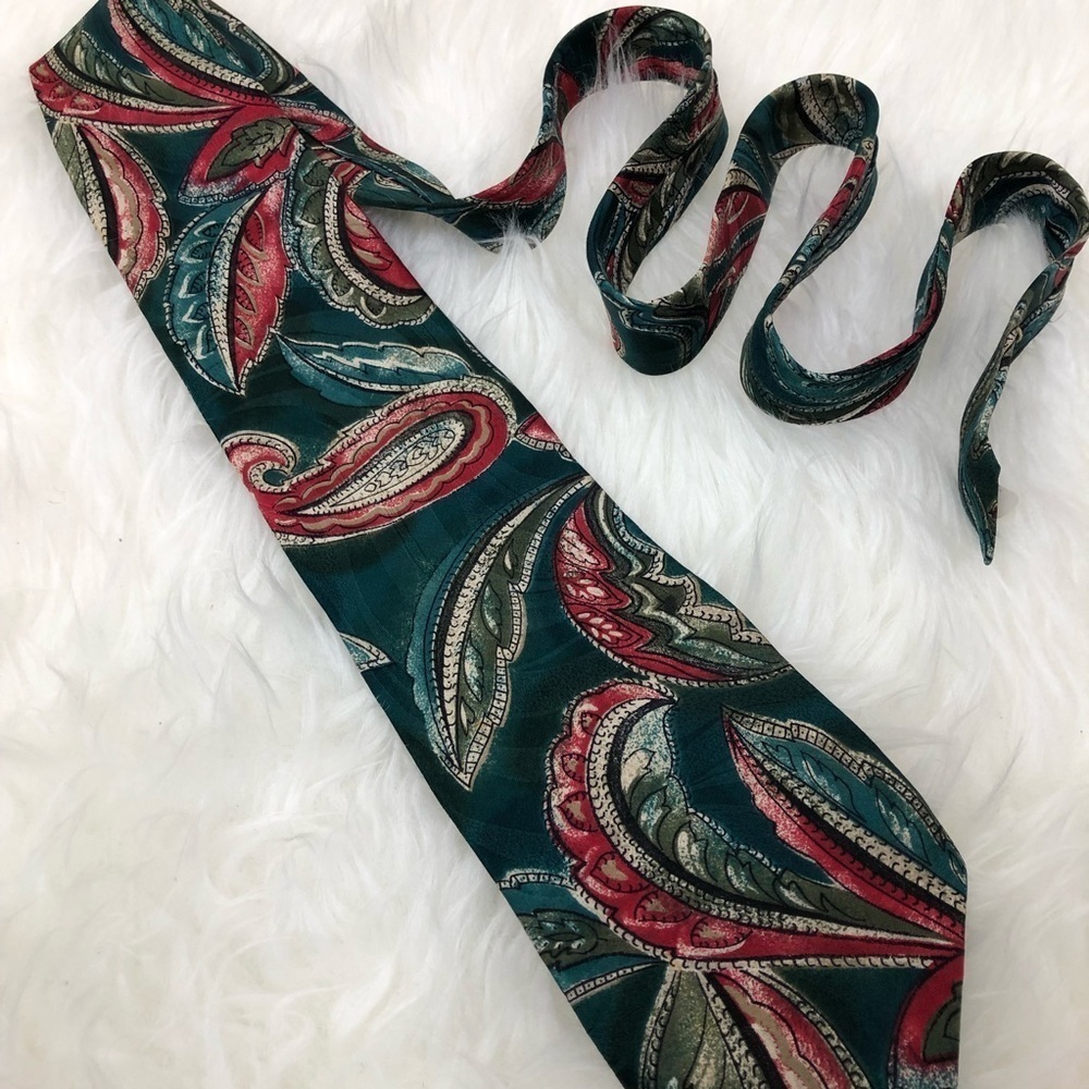 Oscar de la Renta Vintage couture collection designer tie - Picture 4 of 6